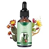 Kaktusfeigenkernöl Bio Kaltgepresst, Prickly Pear Seed Oil, Kaltgepresstes Kaktusfeigenöl für Gesicht und Körper, Natürliche Feigenkaktusöl, zur Straffung Befeuchtung für Alle Hauttypen (1)