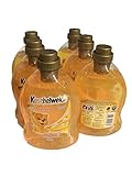 Kuschelweich Premium Luxus 6 x 750ml. Flaschen. Neu mit Moringa-Öl.