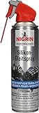 NIGRIN HyBrid Silikon-Gleitspray, kunststoffverträgliches, flüssiges Profi-Werkzeug, 500 ml