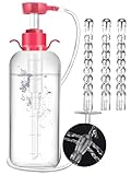 Luxocare Po Dusche Einlauf Zur Darmreinigung - Klistiere Zur Darmentleerung Für Männerr Und Frau 3 NOZZLES(600ML)