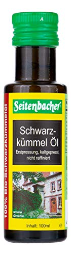 Seitenbacher Bio Schwarzkümmel Öl I Erstpressung I kaltgepresst I nativ I (1x100 ml)