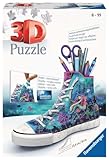 Ravensburger 3D Puzzle 11279 Sneaker Bezaubernde Meerjungfrauen - Praktischer Stiftehalter - 108 Teile - Schreibtisch-Organizer für Kinder ab 8 Jahren