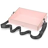 BEIMEIII Bauchladen Junggesellinnenabschied Rosa Bauchladen JGA 40 * 26 * 10.5cm Bauchladen Braut Holz Junggesellinnenabschied Deko für Männer Frauen JGA Party Spiele Promotion