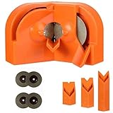 Vocdikficy Bohrer-Schärfgeräte Effizientes Bohrer-Schleifgerät Orange für Bits, Bohrerschleifen