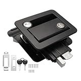 Door Lock - RV -Griff mit sicherem Deadbol | Hochleistungstragbare Zugangskontrolle für Wohnwagen, Anhänger, Wohnmobile, Freizeitflügel, Campingreisen, Fernreisen, Außenreise im Freien