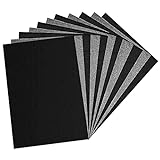 Grendly 100 Blatt Kohlepapier, schwarzes Papier zum Nachzeichnen von Mustern auf Holz, Papier, Leinwand und anderen Bastelprojekten