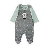 Sterntaler Unisex Baby Strampler-set Nicki Stanley Spieler, Grau, 50