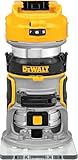 DEWALT DCW600B 20V MAX XR CMPCT Metallfräse, Oberfräse, Handfräse mit fester Basis