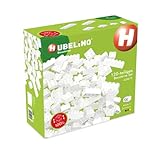 Hubelino #420619 120-teiliges Bausteine Set, weiße Bausteine, kompatibel mit großen Bausteinen anderer Hersteller, Made in Germany ab 1,5 Jahren, Weiß