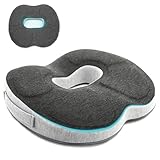 Auoketuo Anti-Dekubitus Sitzkissen – Orthopädisches Donut-Kissen, wirksam bei Hämorrhoiden, Prostatabeschwerden, Steißbein-, Ischias- und Rückenschmerzen, ideal für den Einsatz zu Hause, im Büro