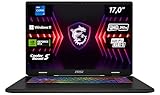 MSI Sword 17 HX, Gaming Laptop, 43,2 cm (17,0') QHD+, Intel Core i7 Prozessor 14700HX, 16 GB DDR5 RAM, 1 TB SSD, NVIDIA® GeForce RTX™ 4070, Windows 11 Home, QWERTZ Tastatur, Schwarz, B14VGKG-037