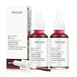 Fruchtsäurepeeling Gesicht, AH-A 30% + BHA 2% Chemisches Peeling Gesicht, Fruchtsäurepeeling Frauen, Sanftes Peelings, Feuchtigkeitsspendend, Geeignet für Eine Vielzahl von Hauttypen