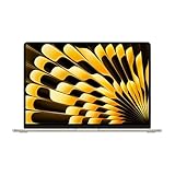Apple MacBook Air 2023, M2 Chip Mit 8CPU und 10GPU (15-Zoll, 24GB RAM, 1TB Speicher SSD) (QWERTY Englisch) Polarstern (Generalüberholt)