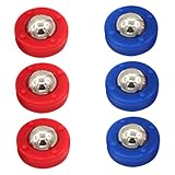 IMIKEYA 6 Stück Tischzubehör Mini-Bürobedarf Tisch-Gaming-Tisch Mini-Brettspiele Rollspielzeug für den Schreibtisch Mini-Shuffleboard-Ersatzpucks Shuffleboard-Tisch Plastik