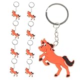 Yardwe 12 Stück Pferde Schlüsselanhänger Für Schlüsselanhänger Lovey Party Schlüsselanhänger Cartoon Anhänger Handtaschen Anhänger Taschenanhänger Schlüsselanhänger