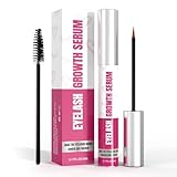 Wimpernserum Ohne Hormone mit Augenbrauenbürste,für Pflege Gebrochene Wimpern,Schnelleres Wimpernwachstum,Wimpernserum Long Lashes,Wimpernserum Ohne Hormone,mit Wimpern Applikator für Anfänger