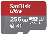 SanDisk Ultra 256 GB microSDXC UHS-I-Karte für Chromebook mit SD-Adapter (Für Smartphones und Tablets, A1, Class 10, U1, Full HD-Videos, bis zu 150 MB/s Lesegeschwindigkeit) 10 Jahre Garantie