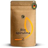Spirulina Pulver Bio 250 g – Alvimare Premium Qualität – Hochwertiges Superfood, Reich an Proteinen & Vitaminen, Perfekt für Smoothies & Detox, Vegan & Rein