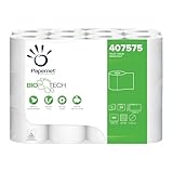 Papernet Bio Tech - Toilettenpapier (407575s), 1 Packungen mit 24 Rollen aus reiner Zellulose, bekämpft auf natürliche Weise krankheitserregende Bakterien, 2 Lagen, 180 Blatt pro Rolle