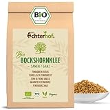 Bockshornklee Samen ganz BIO (250g) | Bockshorn-Tee | Bockshornkleesamen | Ideal als Tee oder Gewürz | Fenugreek Seeds Whole Organic | vom Achterhof