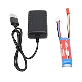 RiToEasysports Lithiumbatterie Hohe Leistung für K989 7,4 V 400 MAh RC -Auto -Batterie Ladegerät, JST Ausgangsstecker