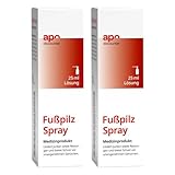 Fußpilz Spray von apodiscounter 2x25 ml