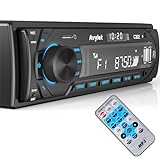 Autoradio Bluetooth,Avylet FM/AM 7 Farben Autoradio mit Bluetooth Freisprecheinrichtung,Autoradio 1 Din mit 2 USB/AUX/SD Karte/MP3-Player
