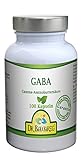 GABA - 100 vegane Kapseln - 400mg reine Gamma Aminobuttersäure ohne Zusätze- Dr. Bawareg