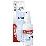 Canesten EXTRA Spray - zur Behandlung von Hautpilz - schnell wirksam gegen Fadenpilze, Hefen oder Schimmelpilze - mit Bifonazol - 1 x 25 ml