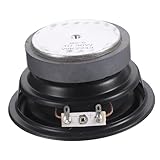 TOPBATHY Auto Lautsprecher Subwoofer Ohm Basslautsprecher Hochleistungslautsprecher Rund für Kraftvolle Tieftonwiedergabe