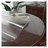 WXQTM Tischschutz Bodenschutzmatte Ölbeständig Staubdicht Wohnzimmer Küche Hotel Tischset Holzbodenschutzmatten, 2 Arten Von Dicke Mm, 7 Spezifikationen (2.0mm,Diameter-60CM)