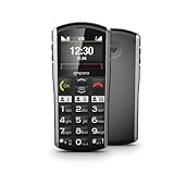 Emporia emporiaSIMPLYCITY-LTE, Tastenhandy ohne Vertrag, Mobiltelefon mit Notruftaste, Extra große Tasten, Ideal für Senioren, Leichte Bedienung, Schwarz