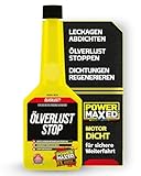 Power Maxed Ölverlust Stop 325 ml – Motoröl Leck-Stop Additiv für Benzin- & Dieselmotoren – Stoppt Leckagen, schützt Dichtungen & senkt Ölverbrauch