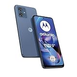 Motorola moto g54 5G (6,5'-FHD+-Display, 50-MP-Dual-Kamera, 8/256 GB, 5000 mAh, Android 13) Indigo Blue (veganes Leder), inkl. Schutzcover + Handyhalterung [Exklusiv bei Amazon]
