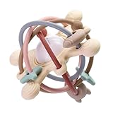 Colifree® - Beißring Baby, Baby Spielzeug ab 3 Monate, Flexibles Design mit Rassel, Beißspielzeug, Zahnungshilfe baby, Greifball für babys, Leicht zu Greifendes, Ideal Fūr Kleine Hände