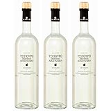 Tsipouro Apostolakis mit Anis 3x 0,7l | 42,5% Vol. | Der besonders milde Tsipouro | Griechischer Tresterbrand | + 20ml Jassas Olivenöl