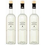 Tsipouro Apostolakis mit Anis 3x 0,7l | 42,5% Vol. | Der besonders milde Tsipouro | Griechischer Tresterbrand | + 20ml Jassas Olivenöl