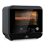 Klarstein 18 L Heißluftfritteuse, Airfryer mit Dampf- und Trocknungsfunktion, Schnelle Heissluftfriteuse XXL, Timer, 10 Programme, Air Fryer zum Luftfritieren, 2450W Fritteuse Heissluft ohne Fett