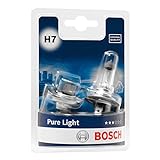 Bosch H7 Pure Light Lampen - 12 V 55 W PX26d - 2 Stücke