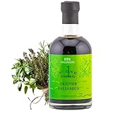 Hallingers Kräuter Balsamico 3% Säure - Gourmet-Essig für Salate und zum Verfeinern von Getränken & Speisen - Essigzubereitung (Glas) - Adventskalender Neuheiten & Adventskalender befüllen | Neues Zuh