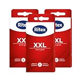Ritex XXL Kondome - extra gross - mit mehr Platz für besonders große Größen, 24 Kondome | 8 Stück (3er Pack) | Made in Germany