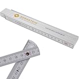 BERNSTEIN 7-502 Zollstock, 2 m (Holz), weiß