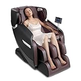 VEVOR-Massagesessel – Ganzkörper-Schwerelosigkeitssessel mit Mehreren Automatischen Modi, 3D-Shiatsu, Heizung, Bluetooth-Lautsprecher, Airbag, Fußrolle und Touchscreen