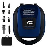 Sup Pumpe Elektrisch,20 PSI Hochdruck Elektrische SUP Luftpumpe,12 V DC Auto-Off für Aufblasbaremit,für Stand Up Paddle Boards, Kajaks, Zelte, Matratzen,Schlauchboot