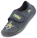 Beck Jungen Dino 656 Hausschuhe, Dunkelblau, 33 EU