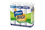 ALMUSSO 40 ROLLEN 3 SCHICHTEN GROßPACKUNG TOILETTENPAPIER 3-LAGIG, 40 ROLLEN x 160 BLÄTTER, WEISS