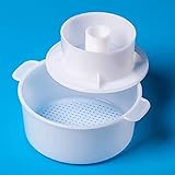 SHSH trade group Cheesemaking Supply Kit 1.2L with Pressing Plate - Paneer Maker Mold Machine - Gouda Hartkäseform und Pressen-Kits für Käseherstellung Kit Maker - Käseform und Presse