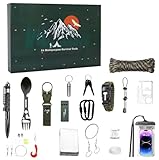 HIMS Weihnachtskalender 2024 MäNner | Survival Kit Weihnachtskalender | 2024 Adventskalender Weihnachten | Werkzeug Adventskalender 2024 FüR Erwachsene Teenager (A)