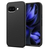 Spigen Liquid Air Hülle Kompatibel mit Google Pixel 9a -Matte Black