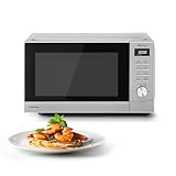 Panasonic NN-SD37QSEPG Solo-Mikrowellenofen, 29 l, 1000 W, automatisches Auftauen, 11 automatische Programme, Timer, Silber & Edelstahl